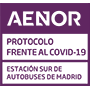 Certificado de AENOR de seguridad frente al Covid-19